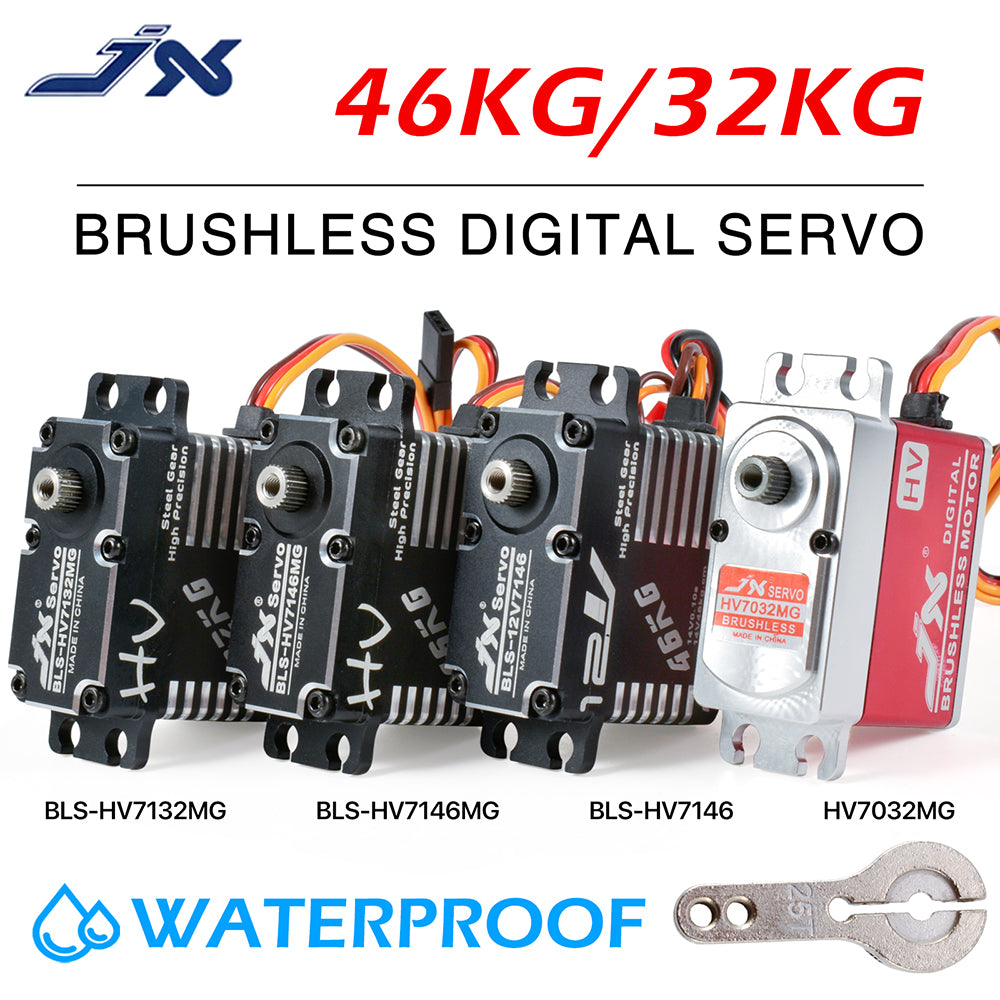 JX Model BLS-HV7132MG 25T Brushless Metal Gear Digital Servo