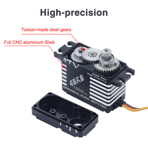 JX Model BLS-HV7132MG 25T Brushless Metal Gear Digital Servo