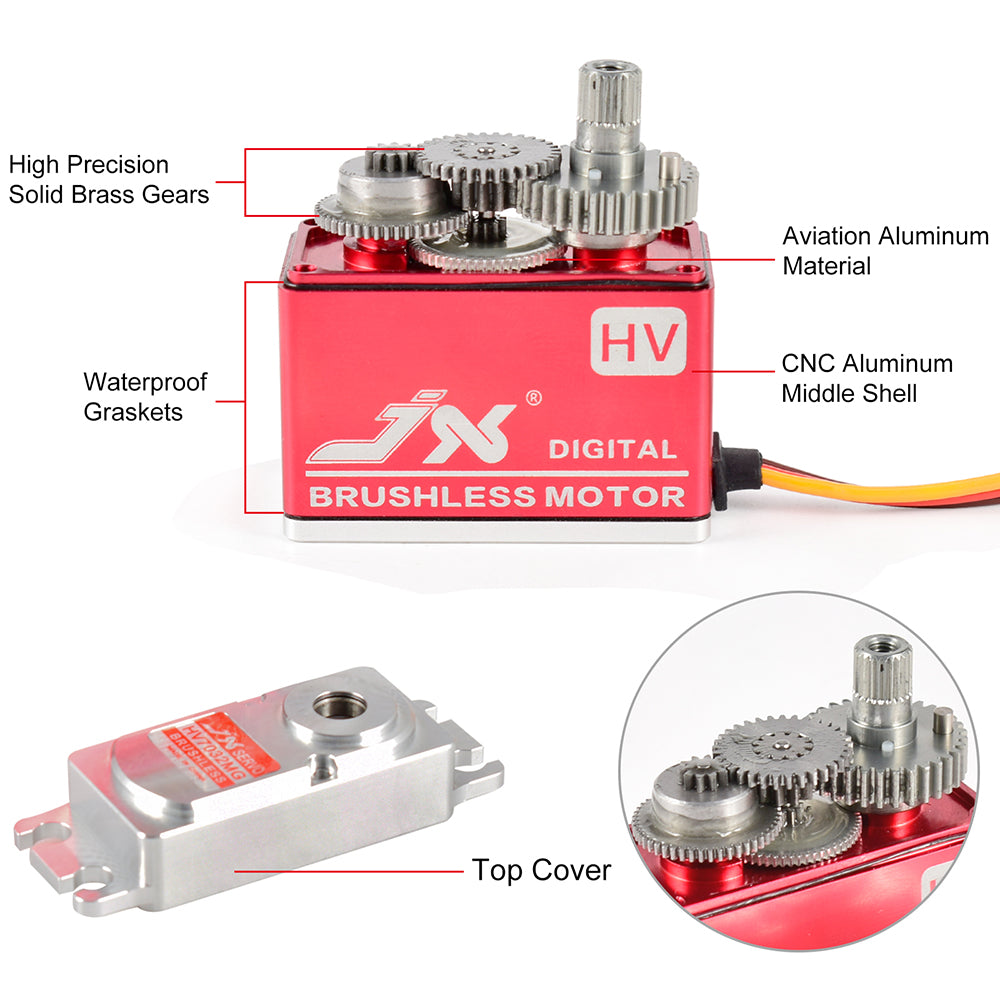 JX Model BLS-HV7132MG 25T Brushless Metal Gear Digital Servo
