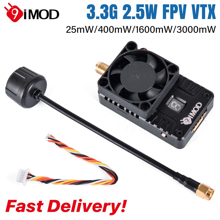 Airplane Parts 3.3G 2.5W FPV Camera Drone