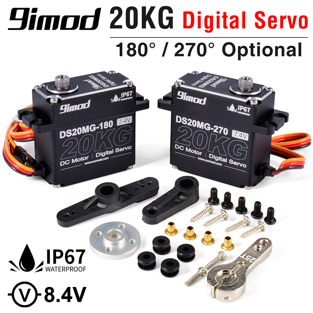 9IMOD DS20MG Metal Gear Waterproof Digital Servo - 20KG