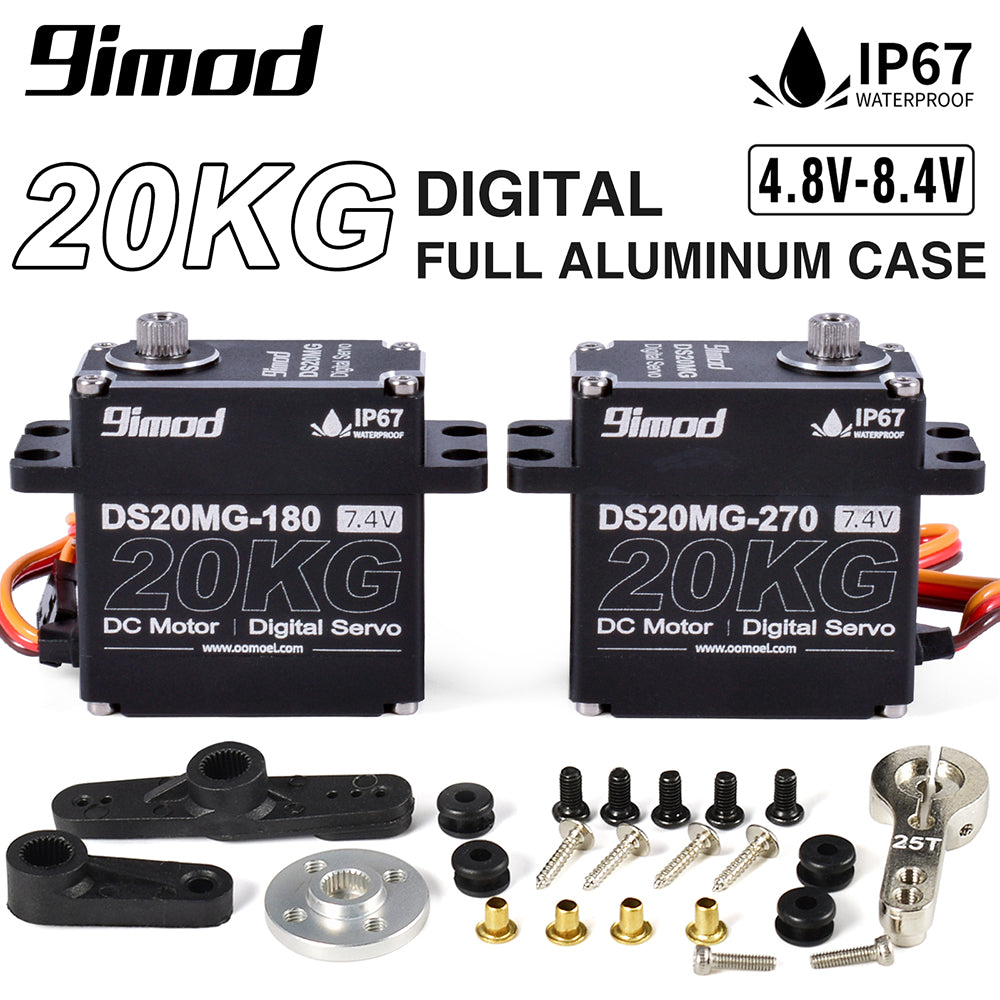 9IMOD DS20MG Metal Gear Waterproof Digital Servo - 20KG