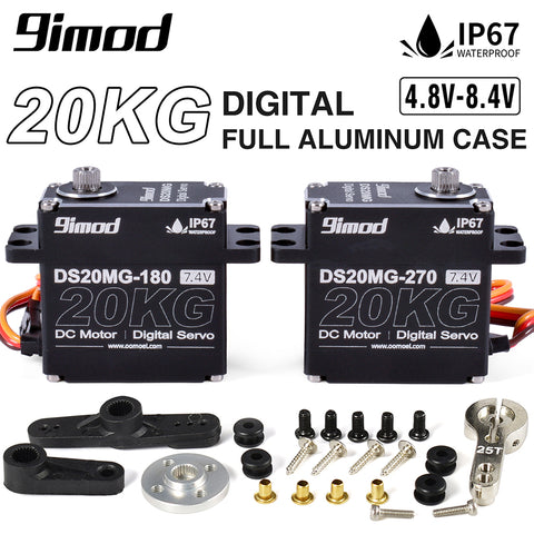 9IMOD DS20MG Metal Gear Waterproof Digital Servo - 20KG