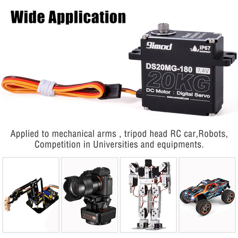 9IMOD DS20MG Metal Gear Waterproof Digital Servo - 20KG