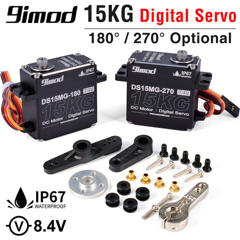 9IMOD DS15MG Metal Gear Waterproof Digital Servo - 15KG