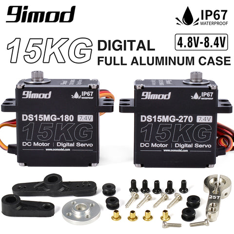 9IMOD DS15MG Metal Gear Waterproof Digital Servo - 15KG