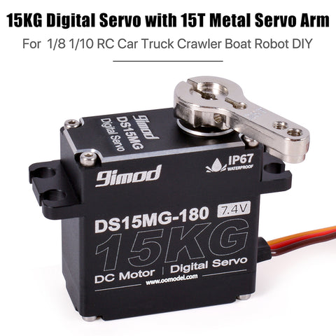 9IMOD DS15MG Metal Gear Waterproof Digital Servo - 15KG