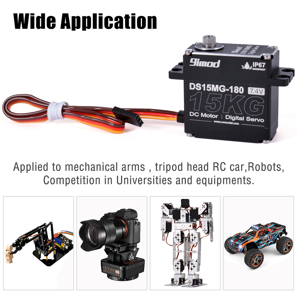 9IMOD DS15MG Metal Gear Waterproof Digital Servo - 15KG