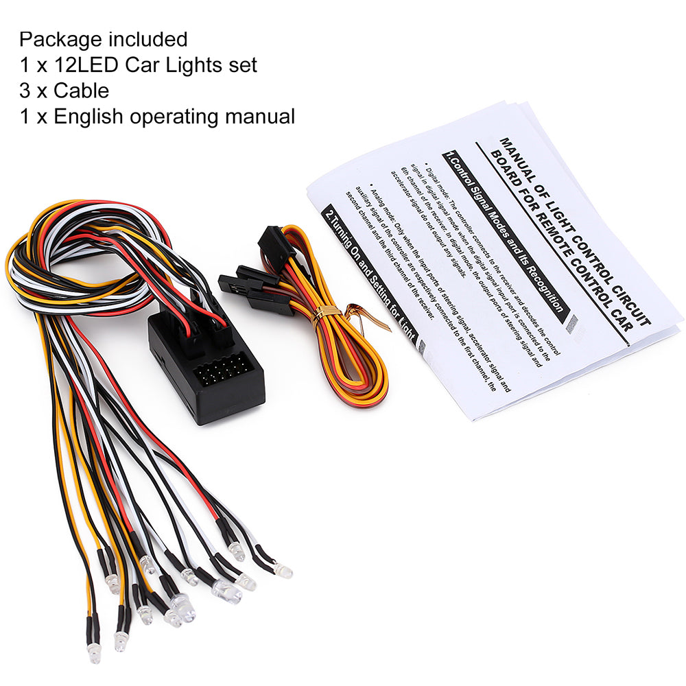 AX-004 RC Car Smart Linkage LED Light System
