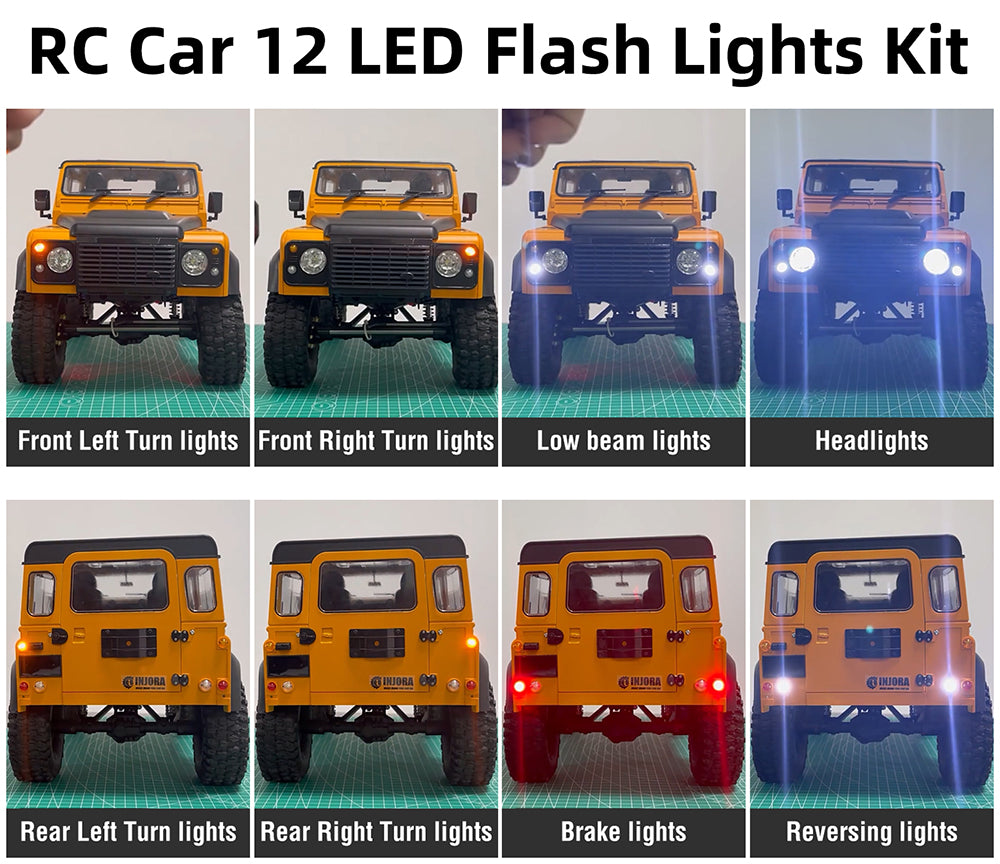 AX-004 RC Car Smart Linkage LED Light System