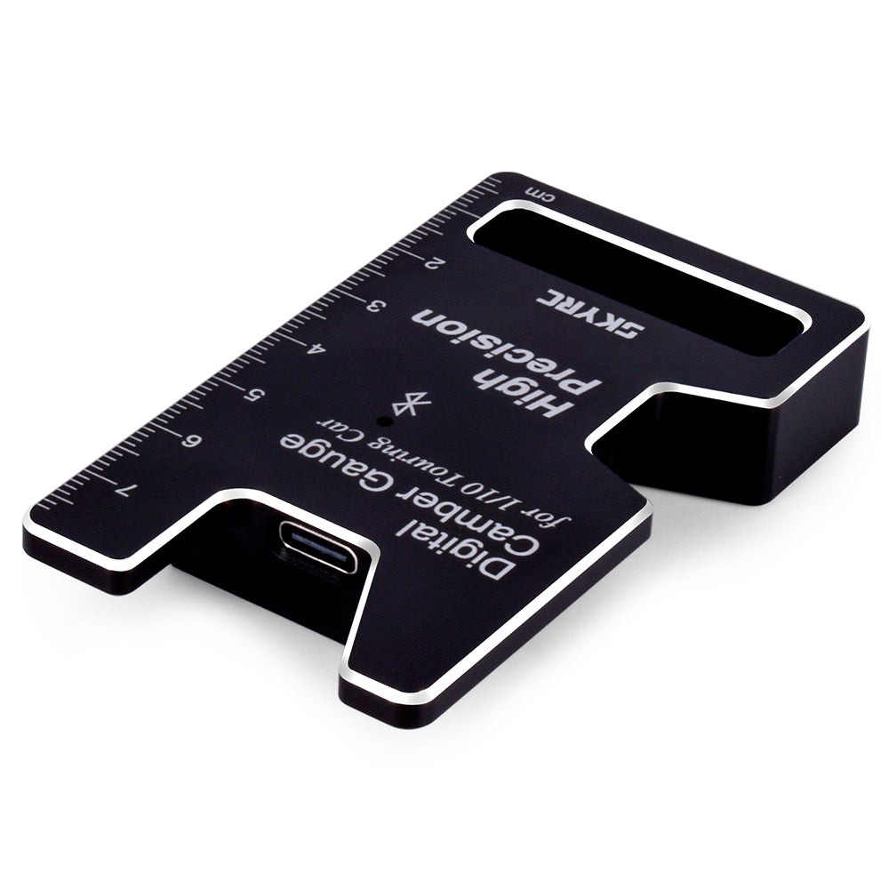 The App receives and records the races' angle data in