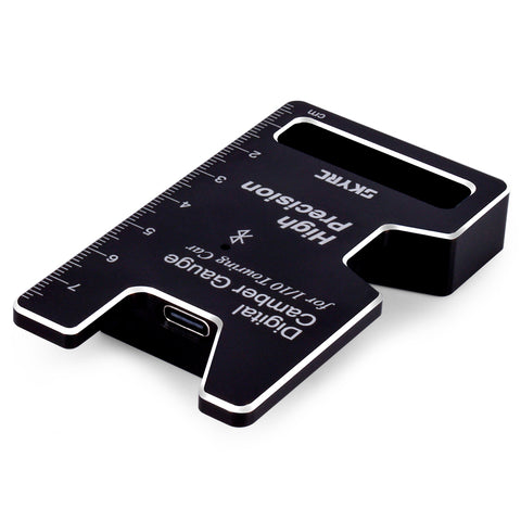 The App receives and records the races' angle data in