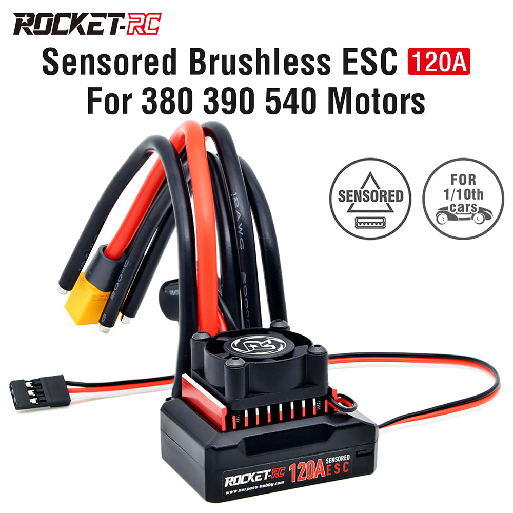 Brushless Motor - Rocket Use for sized 380 / 390 540 sensored
