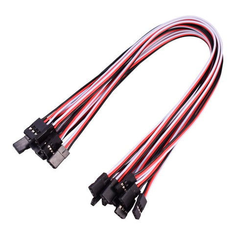 300mm RC Extension Cable /FUTABA JR Male/Male Servo Wire White/Red/Bla