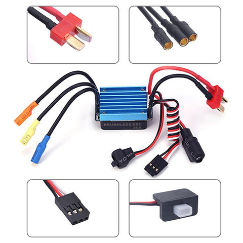 2430'7200KV Motor +25A ESC