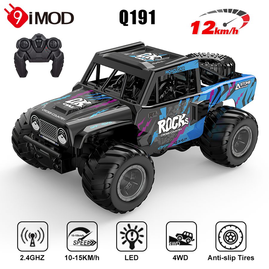 9IMOD Q191 Amphibious RC Car 2.4G Waterproof 360 Spin Off-Road