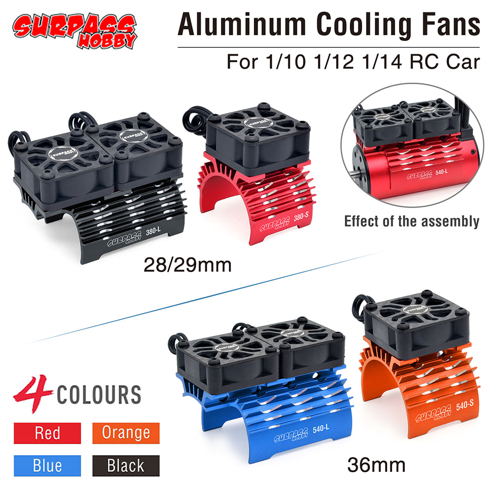 SURPASS HOBBY Brushless Motor 28/29/36mm for 380 390