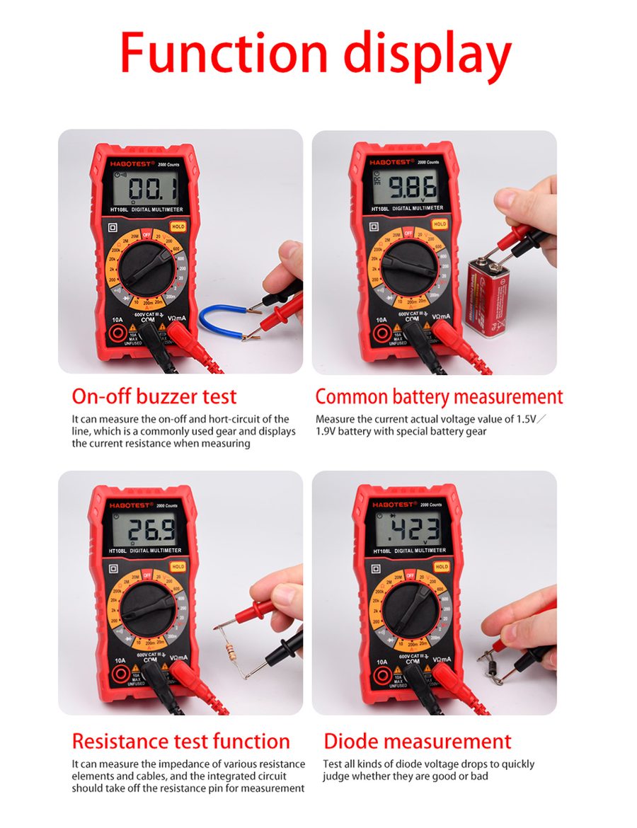 HT108L Classic Multimeter