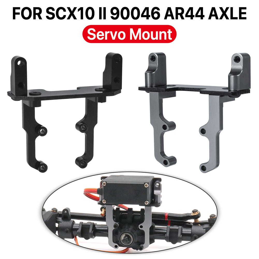 AR44 Metal Servo Mount & Steering Links for Axial SCX10 II 90046 1/10 RC Crawler