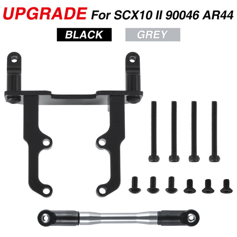 AR44 Metal Servo Mount & Steering Links for Axial SCX10 II 90046 1/10 RC Crawler