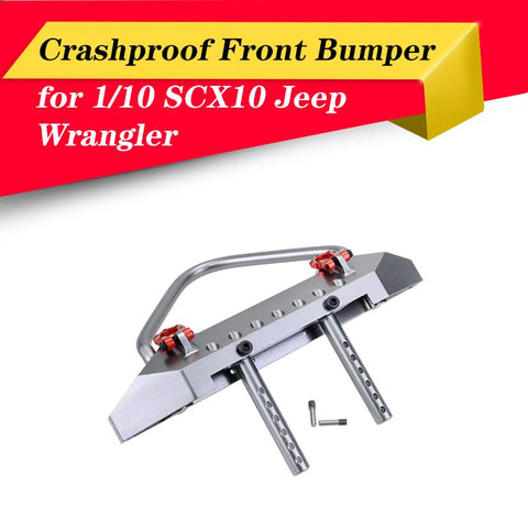 Aluminum Front Bumper for Axial SCX10 Jeep Wrangler 1/10