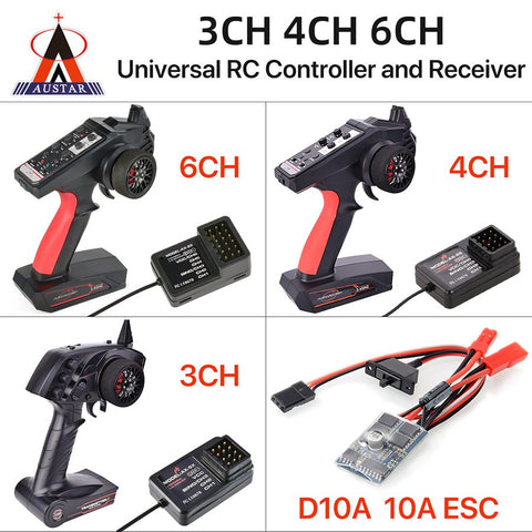 Transmitter AUSTAR 2.4GHz 4 CH Wire
