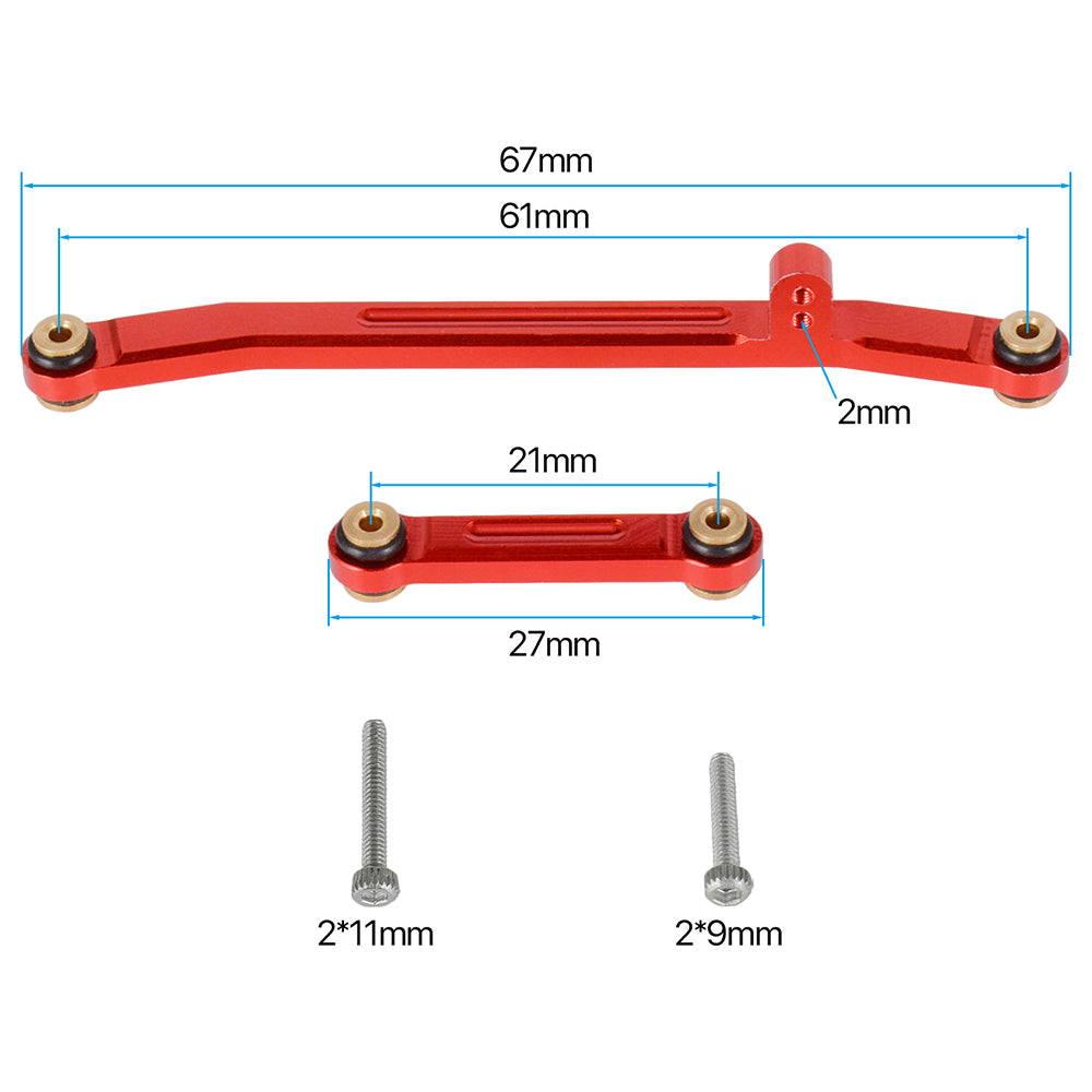 Axial Links Aluminum SCX24 for Emax ES08MAII Axial SCX24 Crawler