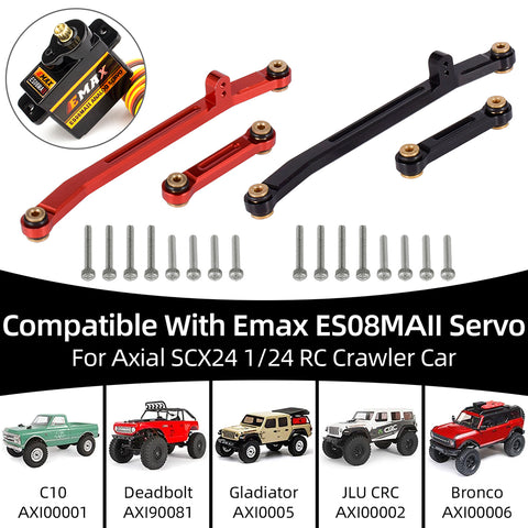 Axial Links Aluminum SCX24 for Emax ES08MAII Axial SCX24 Crawler