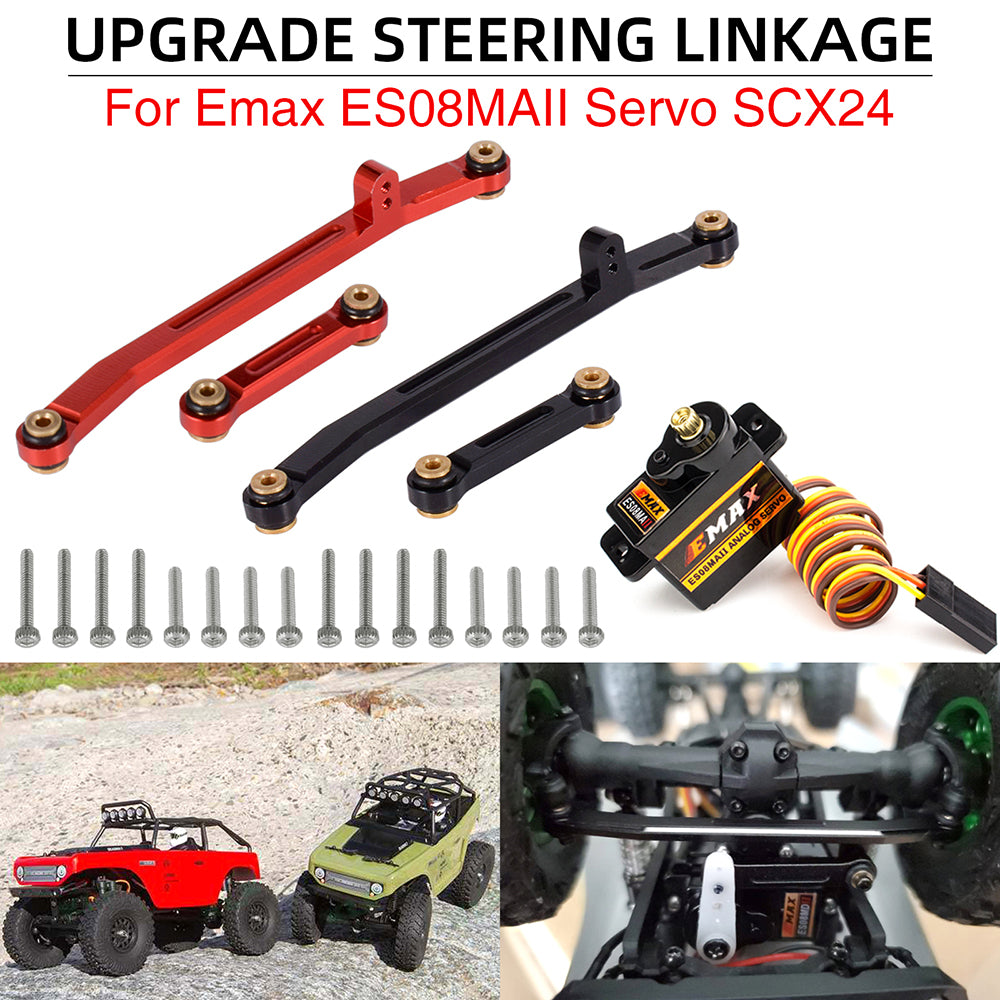 Axial Links Aluminum SCX24 for Emax ES08MAII Axial SCX24 Crawler