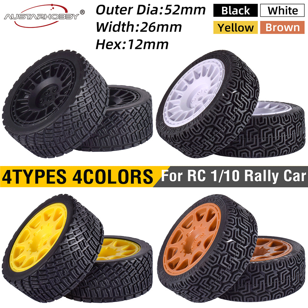 AUSTARHOBBY 12mm Hex Wheels and Tires