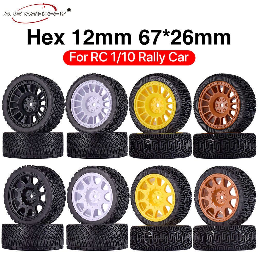 AUSTARHOBBY 12mm Hex Wheels and Tires