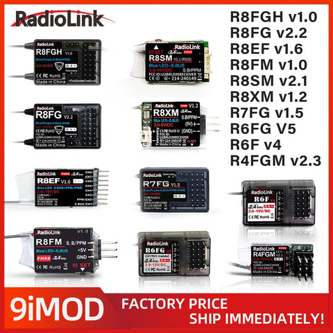 Airplane Parts Radiolink R8FGH/R8FG/R8EF/R8FM/R8SM/R8XM/R7FG/R6FG/R6F
