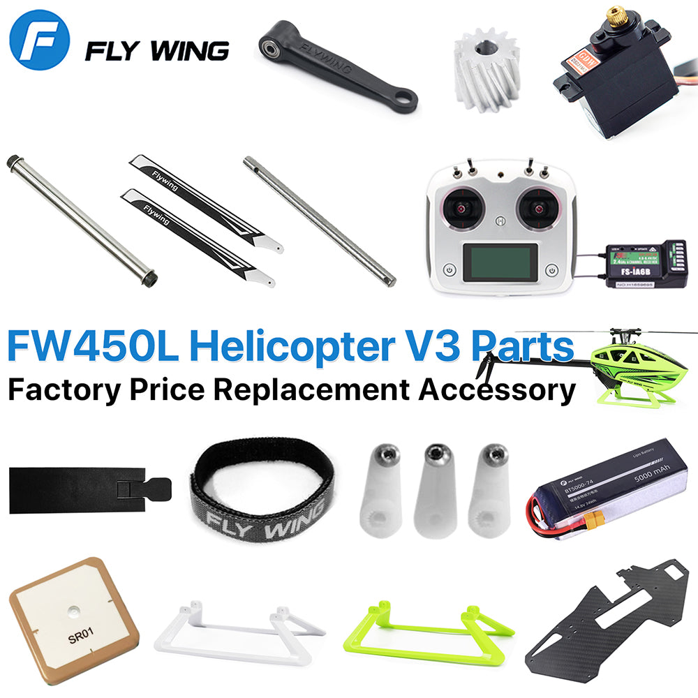Only for Fly Wing FW450 L V3 RC Helicopter original factory parts. It