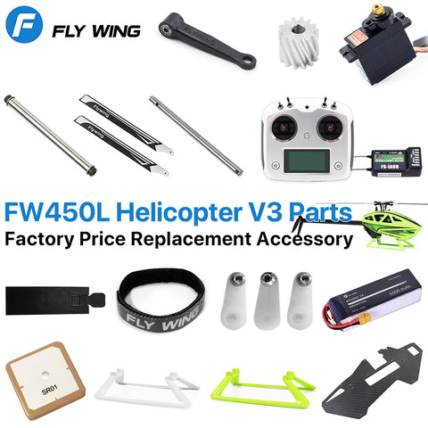 Only for Fly Wing FW450 L V3 RC Helicopter original factory parts. It