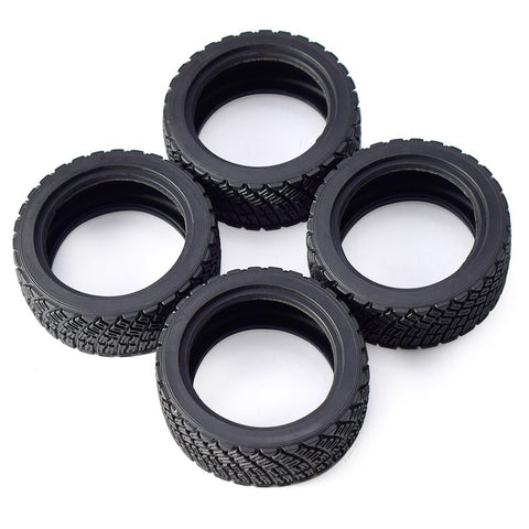 AUSTAR 1/10 RC Rally Tires 67mm 12mm Hex 4Pcs for HPI Tamiya