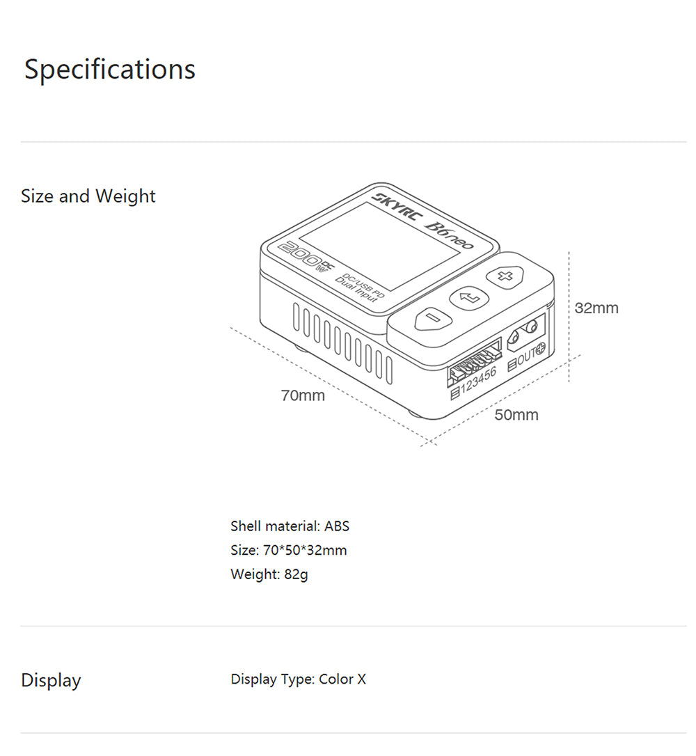SKYRC B6neo Smart Charger SK-100198