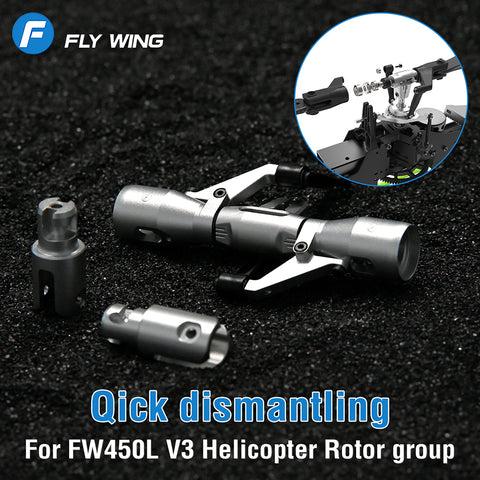 Flywing Quick-Release Main Blade Clamps for FW450L V3 Helicopter