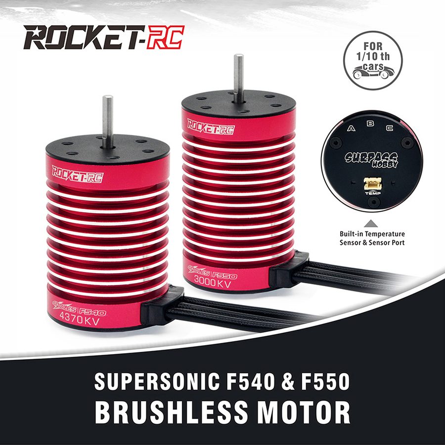 Rocket-RC V2 F540/F550 Sensorless Brushless Motor 1/10 Tamiya Car