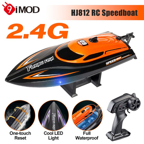 9IMOD RC Boat HJ812 Speedboat 2.4G 25KM/H High Speed Racing Boat