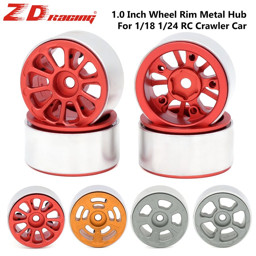 ZD Racing 1:24 1:18 Rock Crawler Aluminum Wheel Hub Set 4