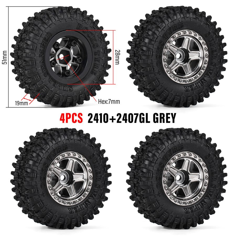AUSTAR 1.0 inch Crawler Tires