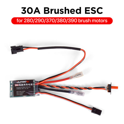 DUMBORC 30A Brushed Bidirectional ESC - BEC 5V/3A 2S - 280~390