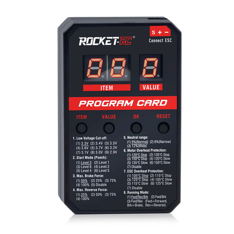 Rocket V2 Supersonic 60A 90A 110A ESC Waterproof