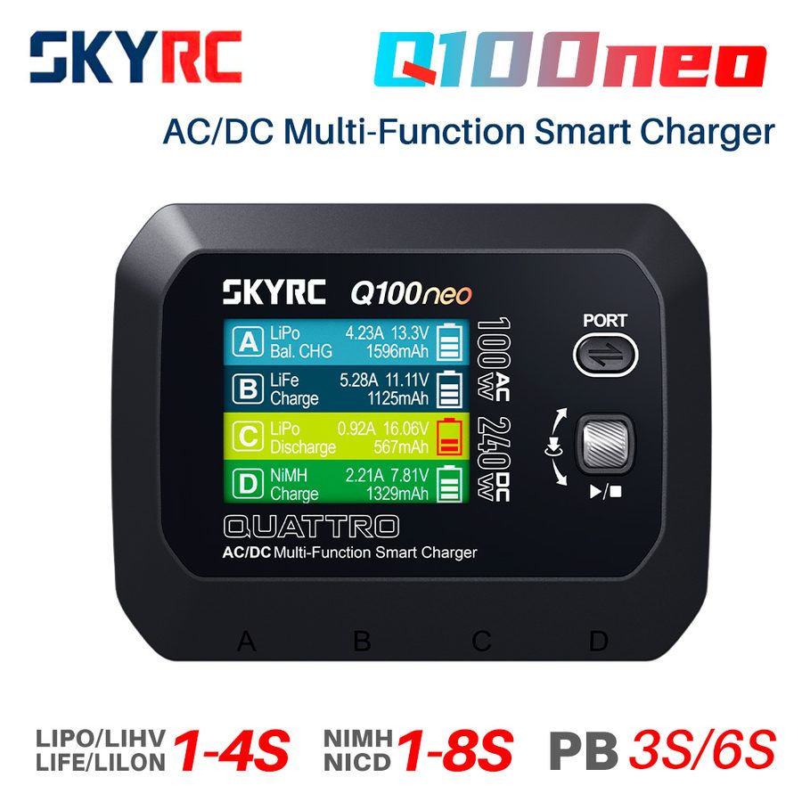 SKYRC Q100neo AC/DC Smart Multi RC Charger