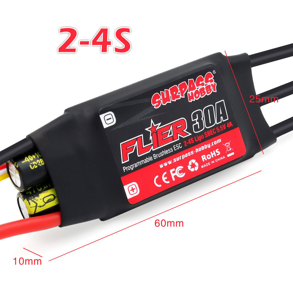 4S 20A - SURPASS HOBBY ESC 30A 40A 50A 2-4S/60A 80A 100A