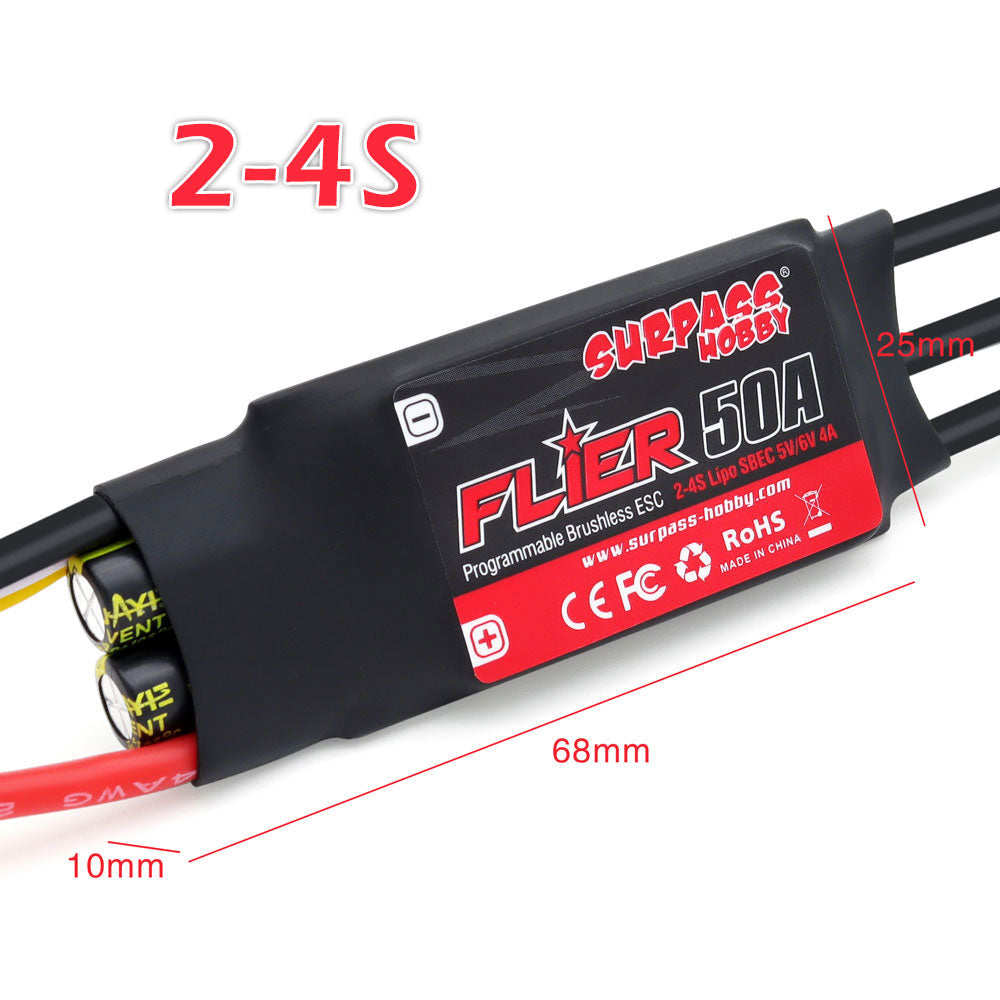 4S 20A - SURPASS HOBBY ESC 30A 40A 50A 2-4S/60A 80A 100A