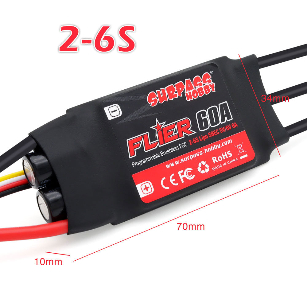 4S 20A - SURPASS HOBBY ESC 30A 40A 50A 2-4S/60A 80A 100A