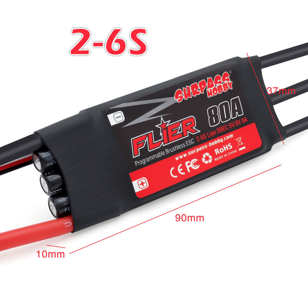4S 20A - SURPASS HOBBY ESC 30A 40A 50A 2-4S/60A 80A 100A
