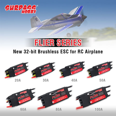 4S 20A - SURPASS HOBBY ESC 30A 40A 50A 2-4S/60A 80A 100A