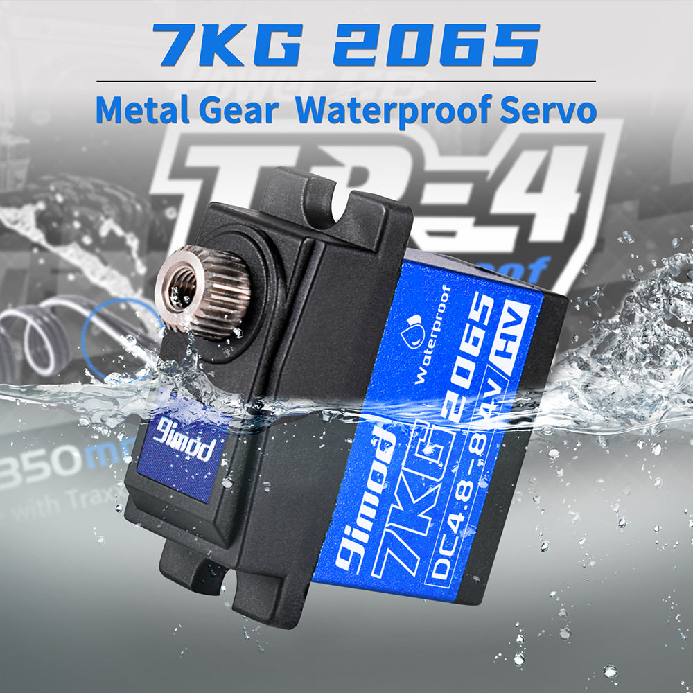 JX 2065 7KG Waterproof High-Voltage Metal Gear Servo for TRX4M